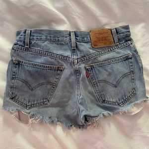 Vintage Levi’s denim shorts